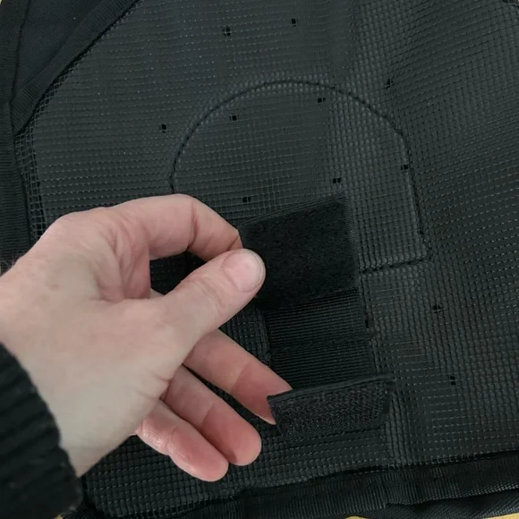 Men's Black Waterproof Tactical Crossbody Backpack